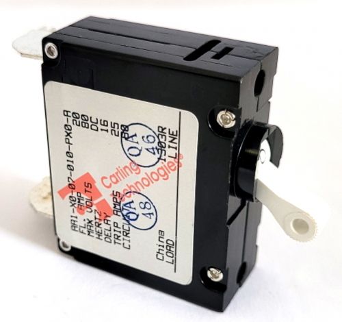 AA1-X0-07-010-PX0-A 20A 80V Circuit Breaker Carling Technologies®