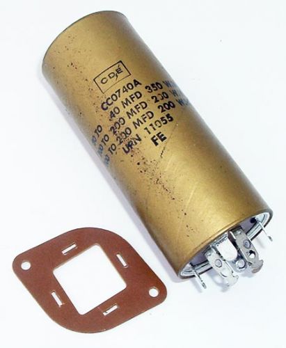 Paper Capacitor Cornell Dubilier CC0740A | West Florida Components