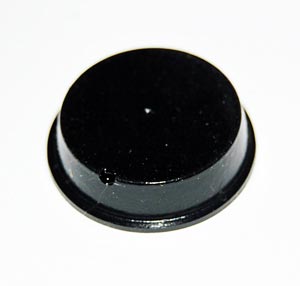 Black Round Self Adhesive Felt Feet Pads 1 in Diameter