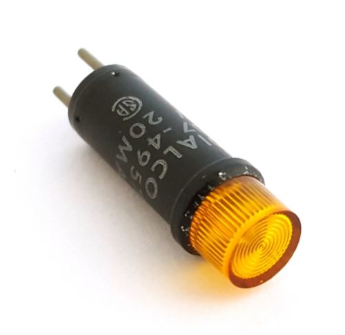 Yellow Panel Mount LED Cartridge Lamps 507-4957-3333-500