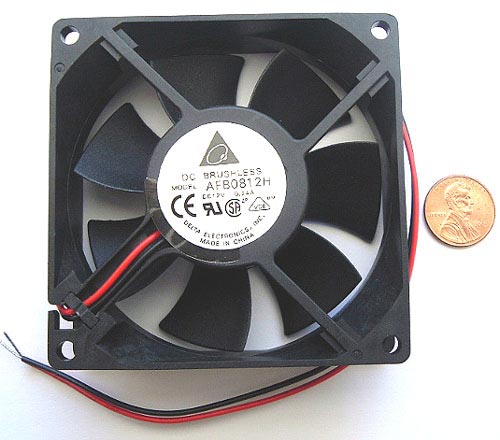 12VDC 0.24A .24A Fan 7 Blades Brushless AFB0812H