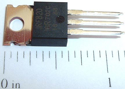 IRF820 MosFET Mos FET Transistor NPN 50W 500V 2.5A